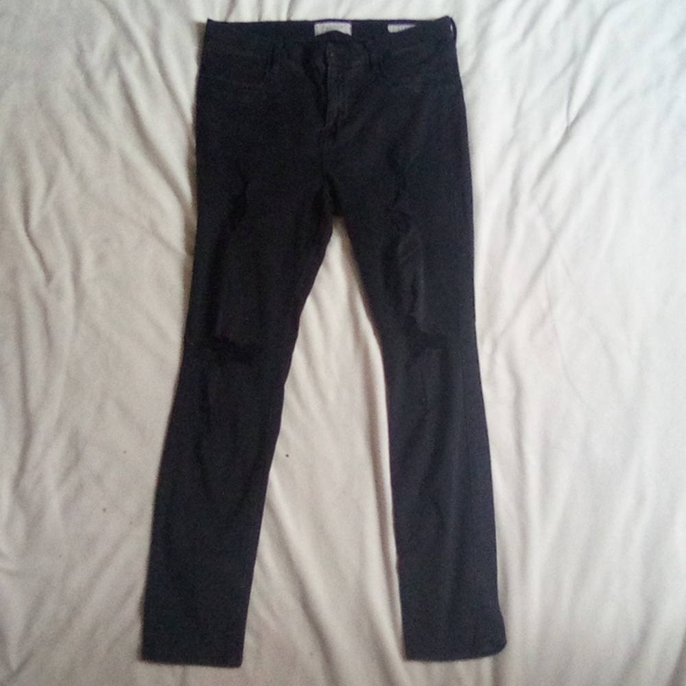 Pacsun Distressed Black Jeggings 30